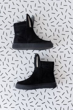 Rabbit-Siyah Hakiki Deri Kız Çocuk Bot