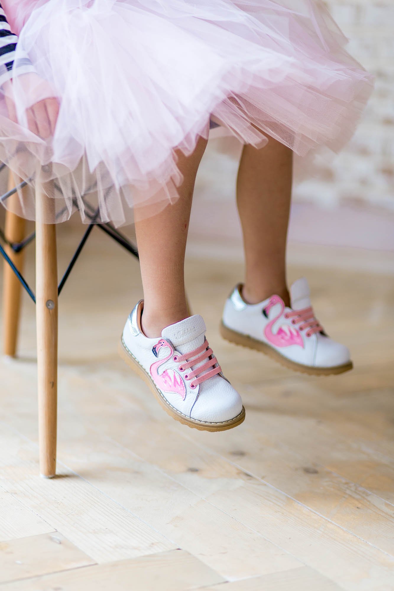 flamingos patterned shoes