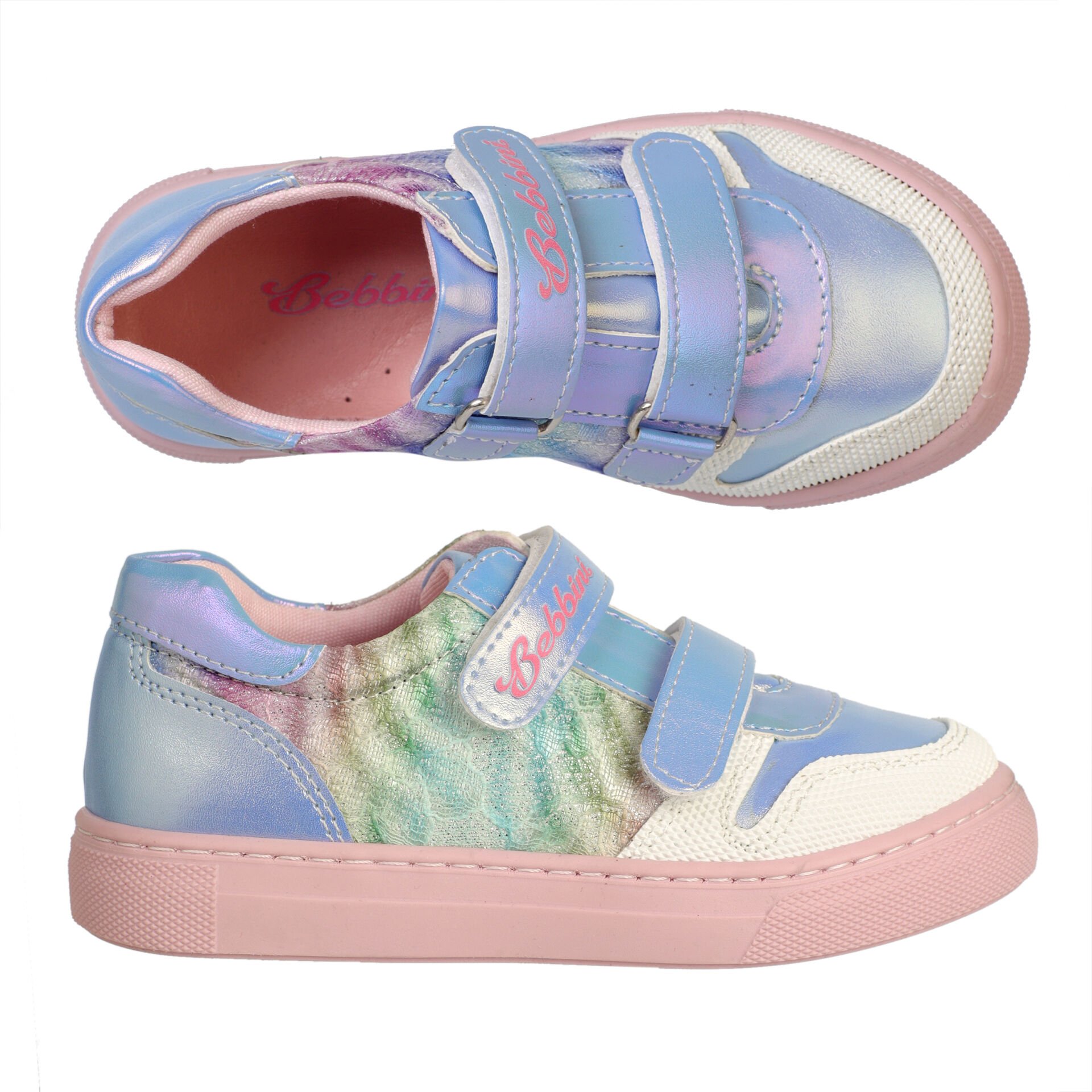 Gloria-Mavi Işıltılı Kız Çocuk Sneaker-Spor Ayakkabı