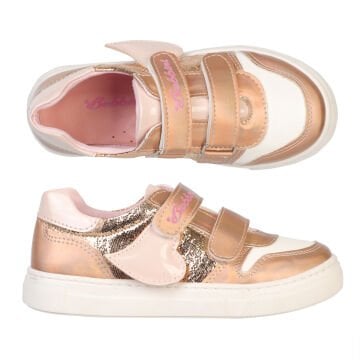 Luna Bronz Işıltılı Kalpli Kız Çocuk Sneaker Spor Ayakkabı
