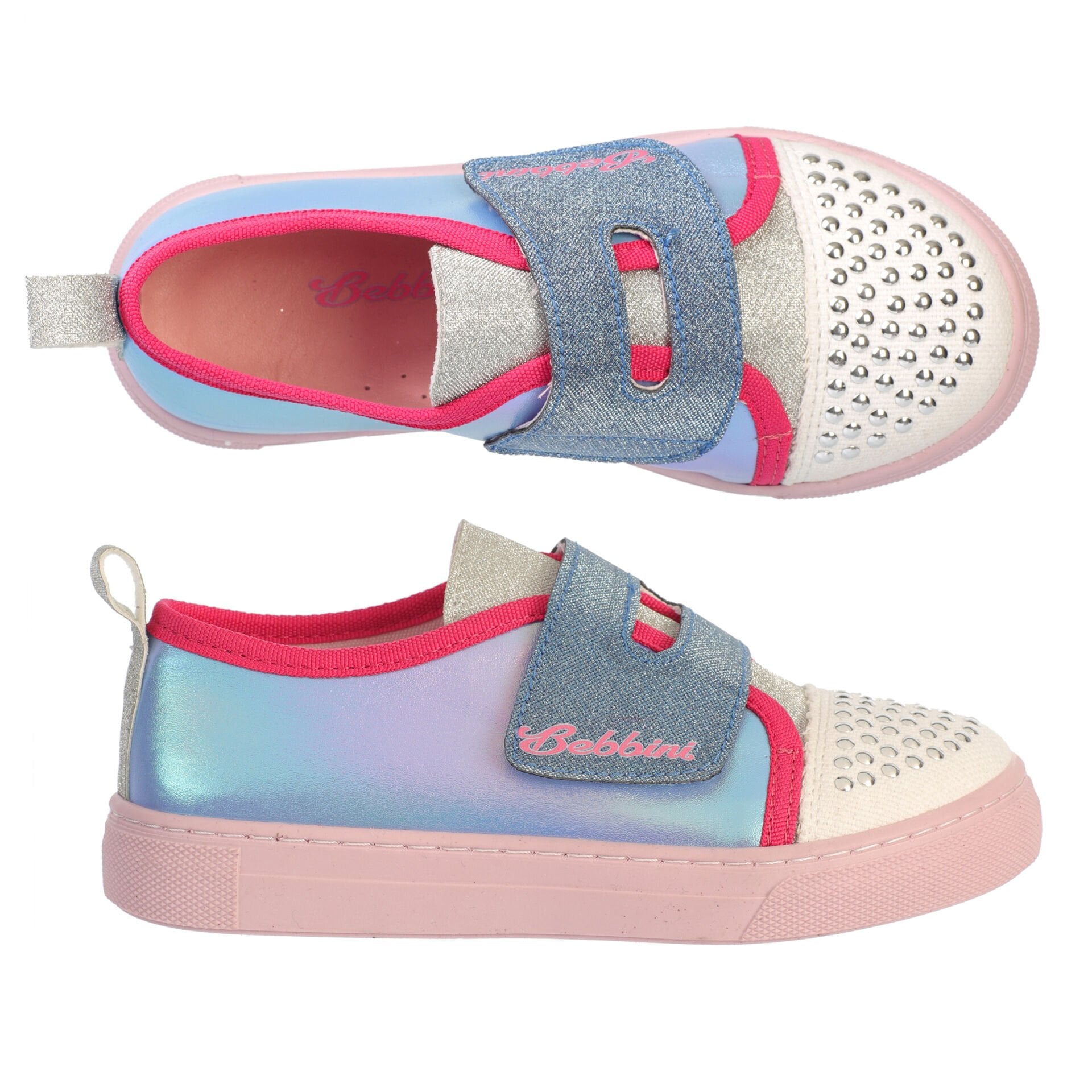 Starry Mavi Işıltılı Kız Çocuk Sneaker Spor Ayakkabı