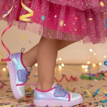 Starry-Mavi Işıltılı  Kız Çocuk Sneaker-Spor Ayakkabı