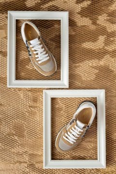 Walk- Taba Hakiki Deri Çocuk Ortopedik Spor Ayakkabı