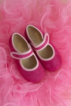 Chloe Özel Gün Fuşya Vegan Kız Çocuk Babet