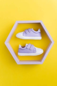 Toy-Lila Kız Çocuk İlk Adım Spor Ayakkabı