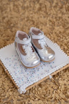 Heidi Ortopedik Gümüş İlk Adım Kız Çocuk Ayakkabı