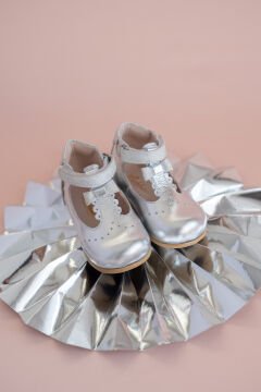 Heidi-Ortopedik Gümüş Renk İlk Adım Kız Çocuk Ayakkabısı