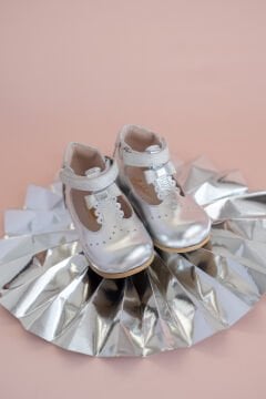 Heidi-Ortopedik Gümüş Renk İlk Adım Kız Çocuk Ayakkabı