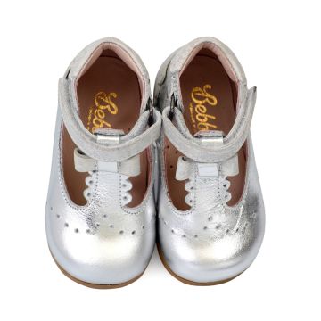 Heidi-Ortopedik Gümüş Renk İlk Adım Kız Çocuk Ayakkabısı