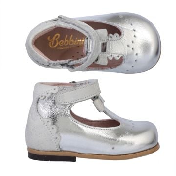 Heidi-Ortopedik Gümüş Renk İlk Adım Kız Çocuk Ayakkabı