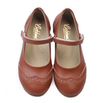 Perla Özel Gün Taba Kız Çocuk Vegan Kız Çocuk Babet