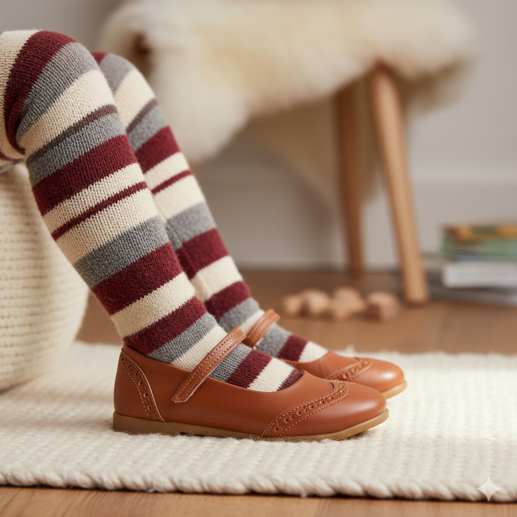 Perla-Özel Gün Taba Kız Çocuk  Vegan Kız Çocuk Babet