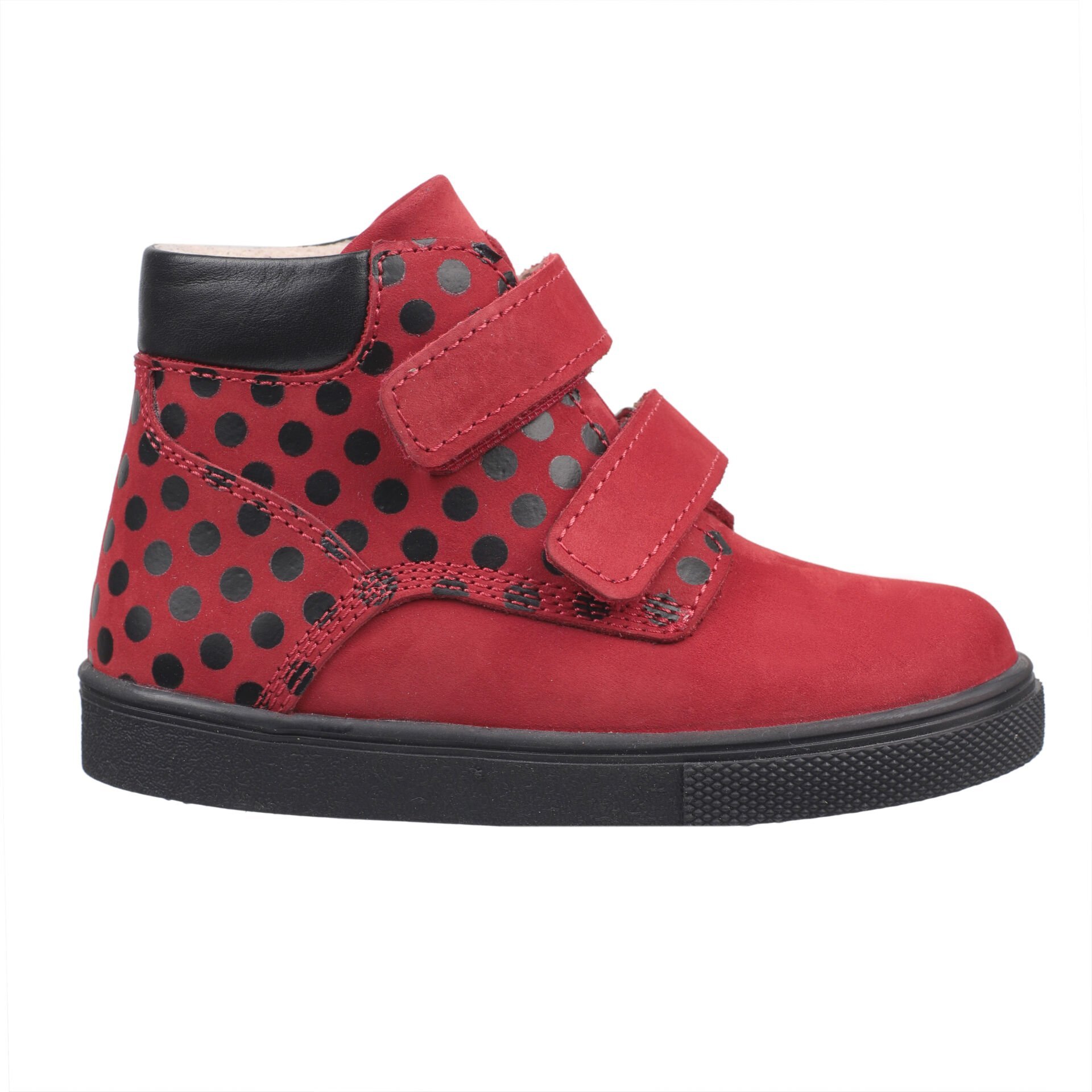 Bold - Puantiyeli Kırmızı  Cat  Kız Çocuk Bot