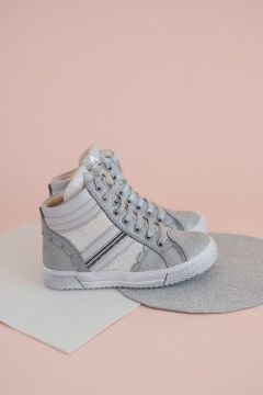 Anna-Gümüş Hakiki Deri Kız Çocuk Bot