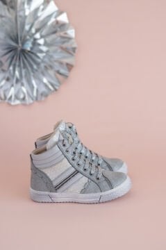 Anna Gümüş Hakiki Deri Kız Çocuk Bot