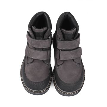 Timber- Gri Burun Korumalı Hakiki Deri Çocuk Bot