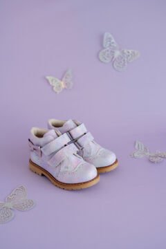 Serena-Lila Işıltılı Hakiki Deri Kız Çocuk Bot