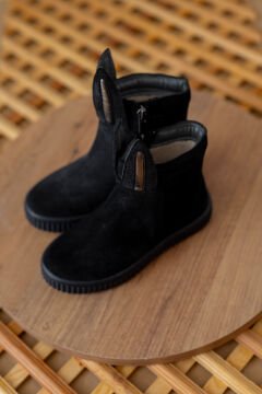 Rabbit-Siyah Hakiki Deri Kız Çocuk Bot