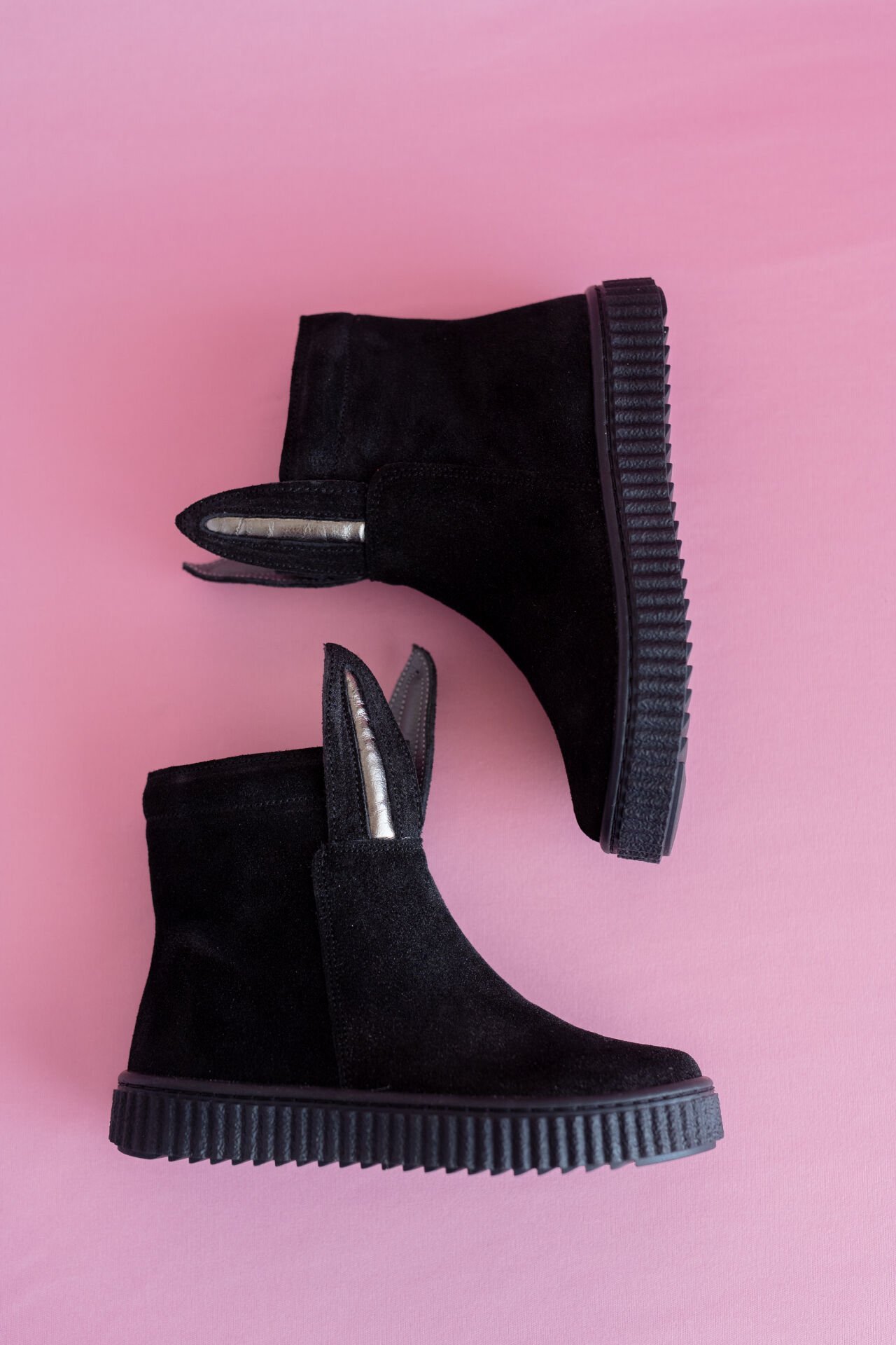 Rabbit-Siyah Hakiki Deri Kız Çocuk Bot