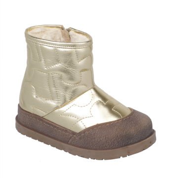 Heat Gold Kürklü Hakiki Deri Kız Çocuk Bot