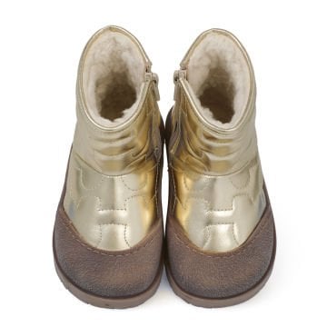 Heat Gold Kürklü Hakiki Deri Kız Çocuk Bot