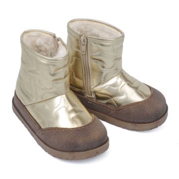 Heat-Gold Kürklü Hakiki Deri Kız Çocuk Bot