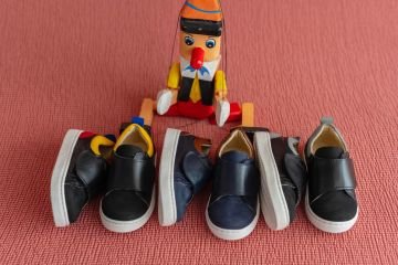 Easy Ortopedik Siyah Renkli Çocuk Spor Ayakkabı