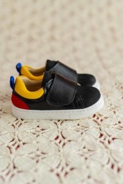 Easy Ortopedik Siyah Renkli Çocuk Spor Ayakkabı