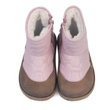 Heat-Pudra Kürklü Hakiki Deri Kız Çocuk Bot