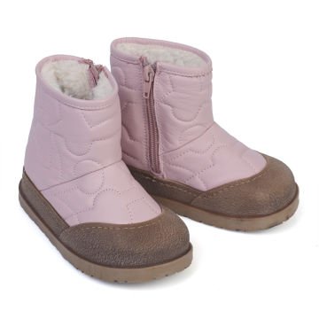 Heat Pudra Kürklü Hakiki Deri Kız Çocuk Bot