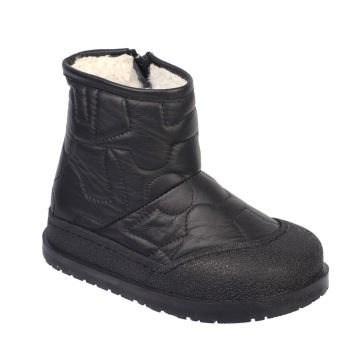 Heat Siyah Kürklü Hakiki Deri Çocuk Bot