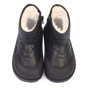 Heat Siyah Kürklü Hakiki Deri Çocuk Bot