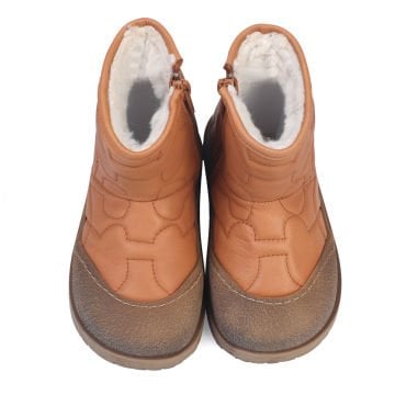 Heat Taba Kürklü Hakiki Deri Çocuk Bot