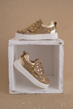 Easy- Kalpli-Vizon Hakiki Deri Ortopedik Kız Çocuk Spor Ayakkabı