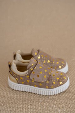 Easy- Kalpli-Vizon Hakiki Deri Ortopedik Kız Çocuk Spor Ayakkabı