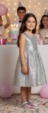 Bella-Pembe Mavi Hakiki Deri Kız Çocuk Sandalet