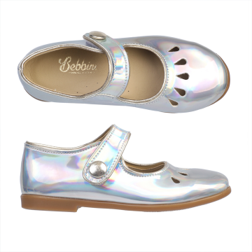 Melissa Özel Gün Gümüş Vegan Kız Çocuk Babet